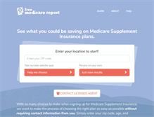 Tablet Screenshot of freemedicarereport.com